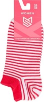 Носки женские MovementStandard MS M0118S 36-38 белые/малиновые