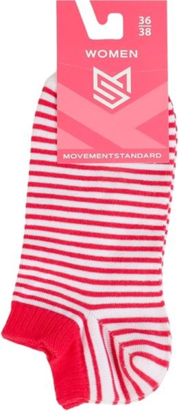 Носки женские MovementStandard MS M0118S 36-38 белые/малиновые фото