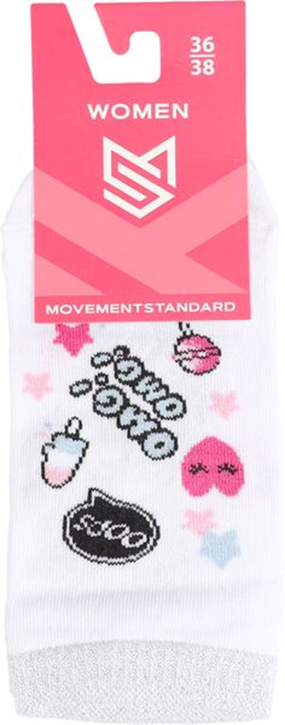 Носки женские MovementStandard MS M0118S 36-38 белые фото1