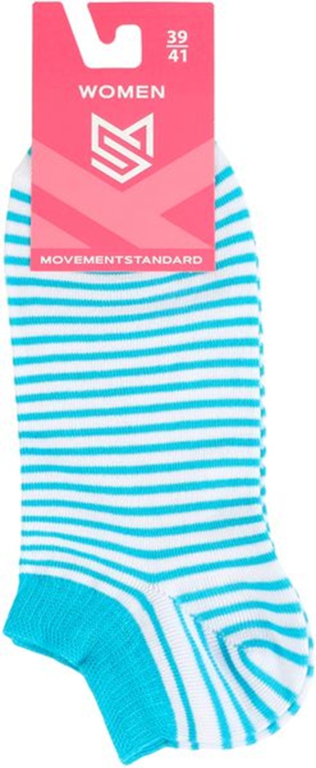 Носки женские MovementStandard MS M0118S 39-41 белые/бирюзовые