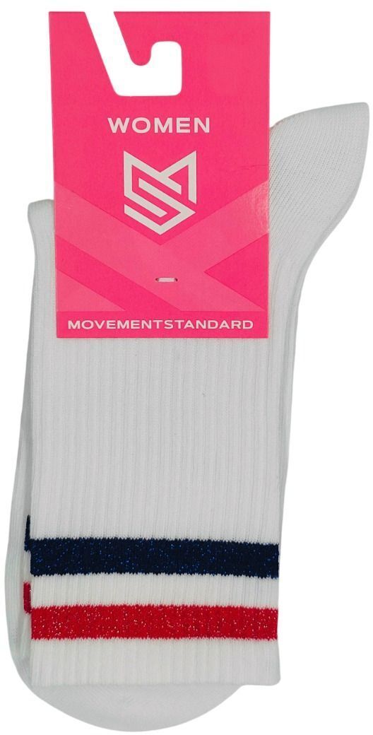 Носки женские MovementStandard MS M0130S 36-38 белые/красные