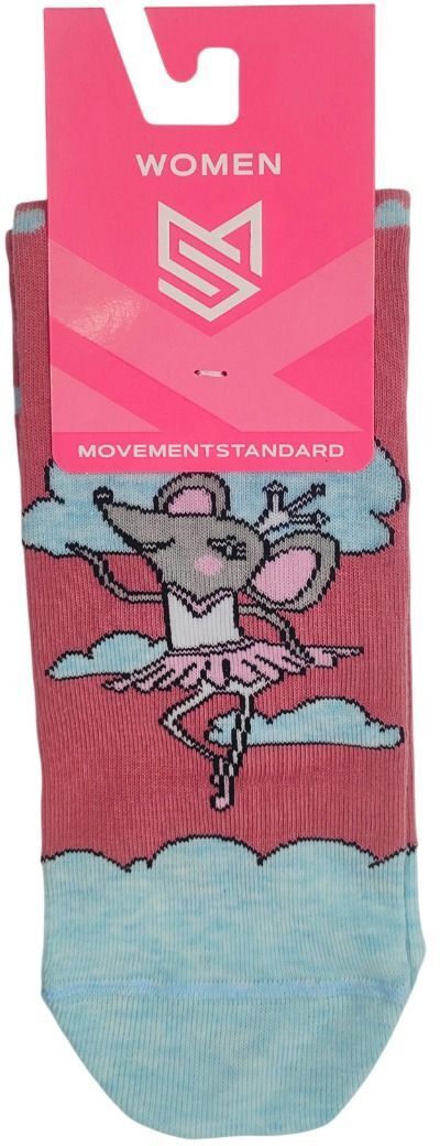 Носки женские MovementStandard MS M0132S 36-40 пепельно-розовые
