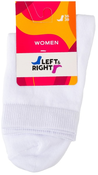 

Носки женские Left&Right L&R 110 48 36-38 белые
