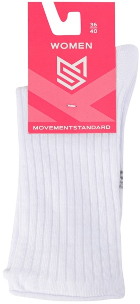 Носки женские MovementStandard MS M0106S 36-40 белые фото 