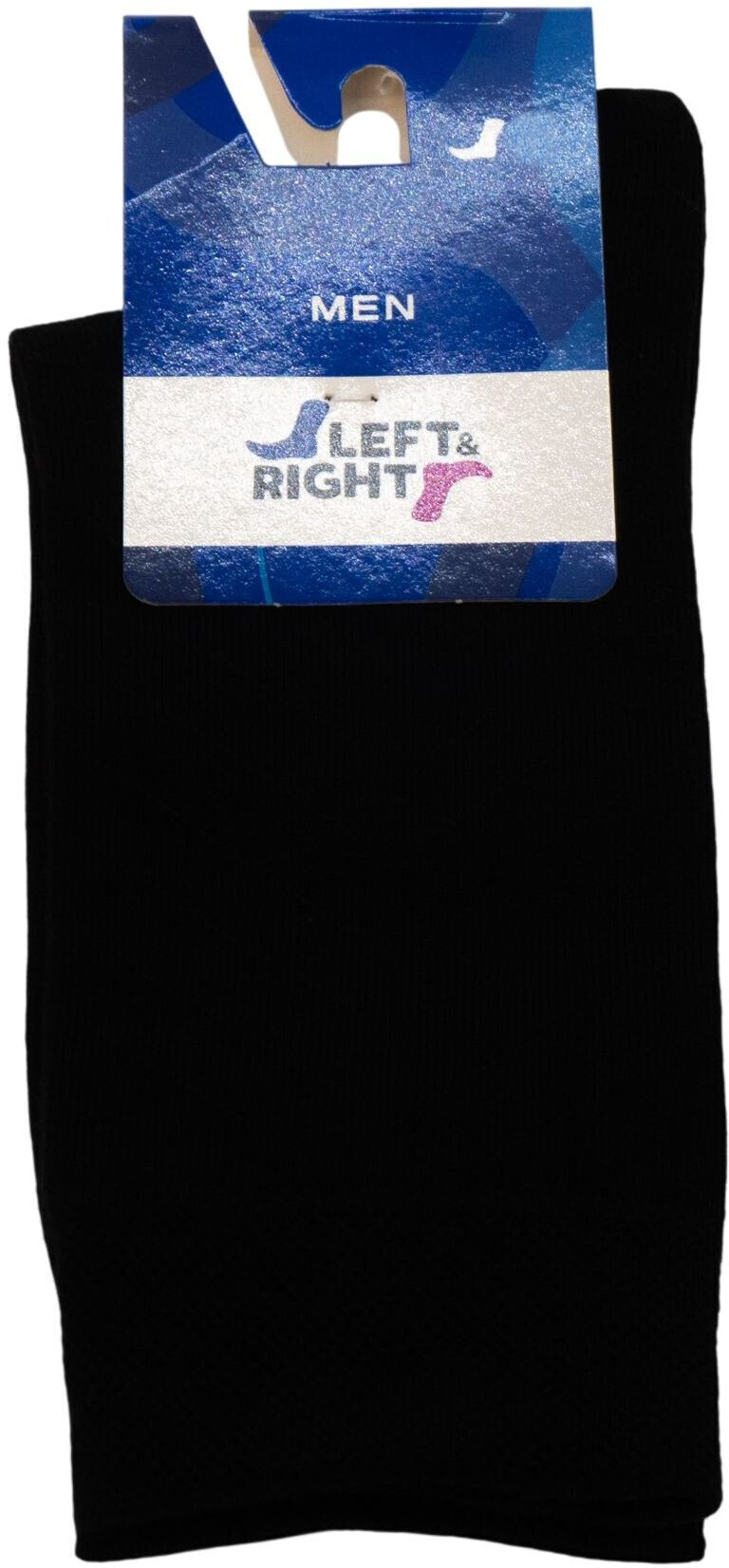 Носки высокие мужские Left&Right L&R 210 42-43 черные фото1