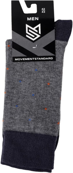 Носки мужские MovementStandard MS M0201S 42-43 серые фото 