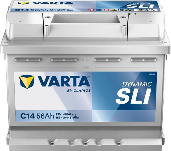 Акумулятор Varta Dynamic SLI 12В 56Аг 480А R+ (556400048)фото1