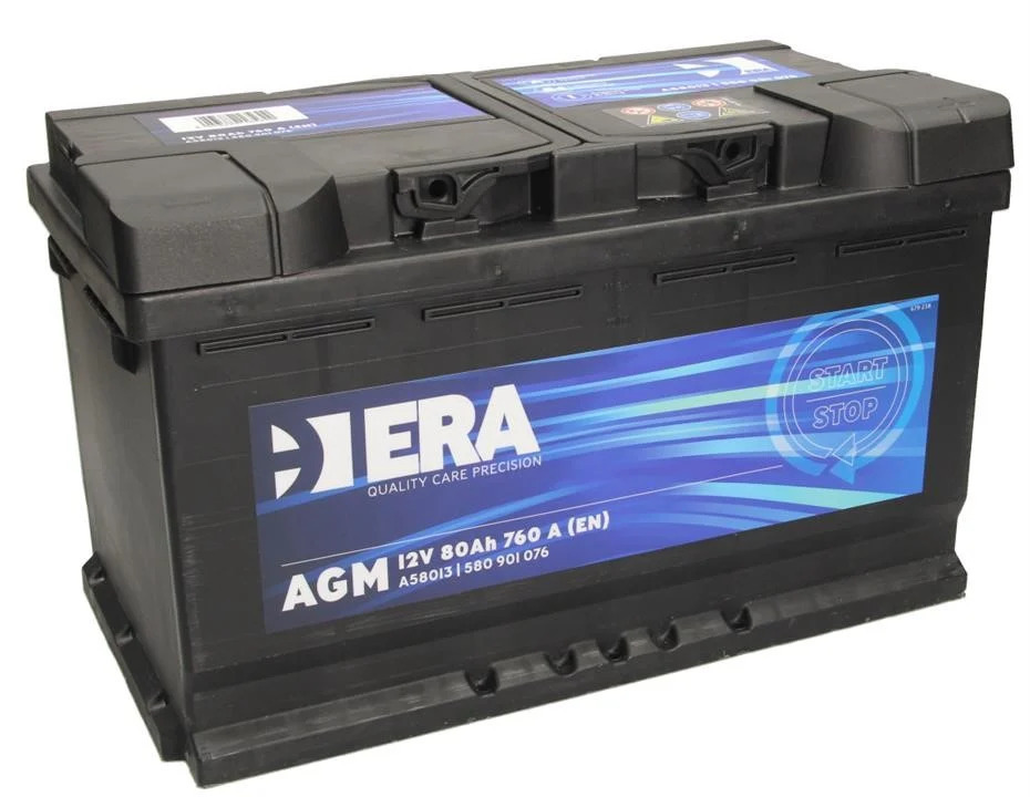Аккумулятор Era AGM 12В 80Ач 760А R+ (A58013) фото 1