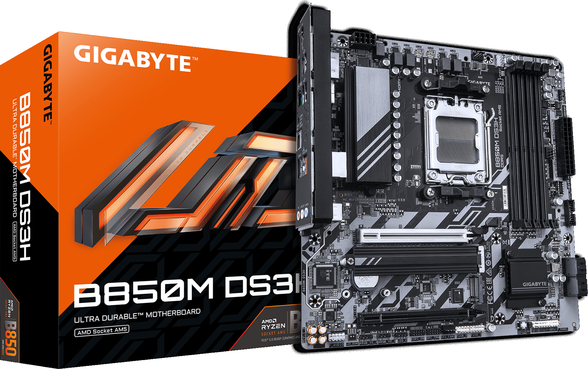 Материнська плата GIGABYTE B850M DS3H 1.2 ( B850M DS3H 1.2)фото1