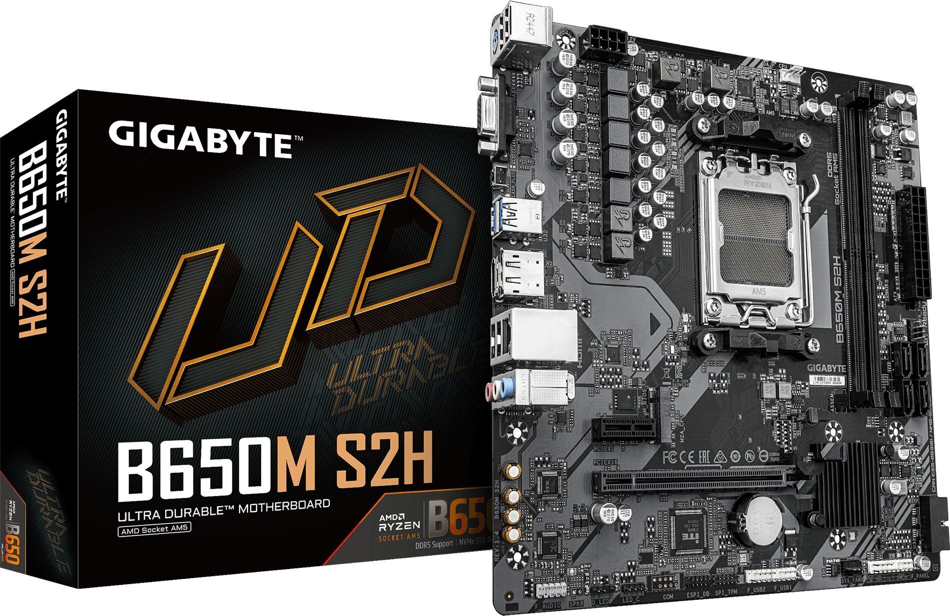Материнская плата GIGABYTE B650M S2H 1.4 (B650M S2H 1.4) фото1
