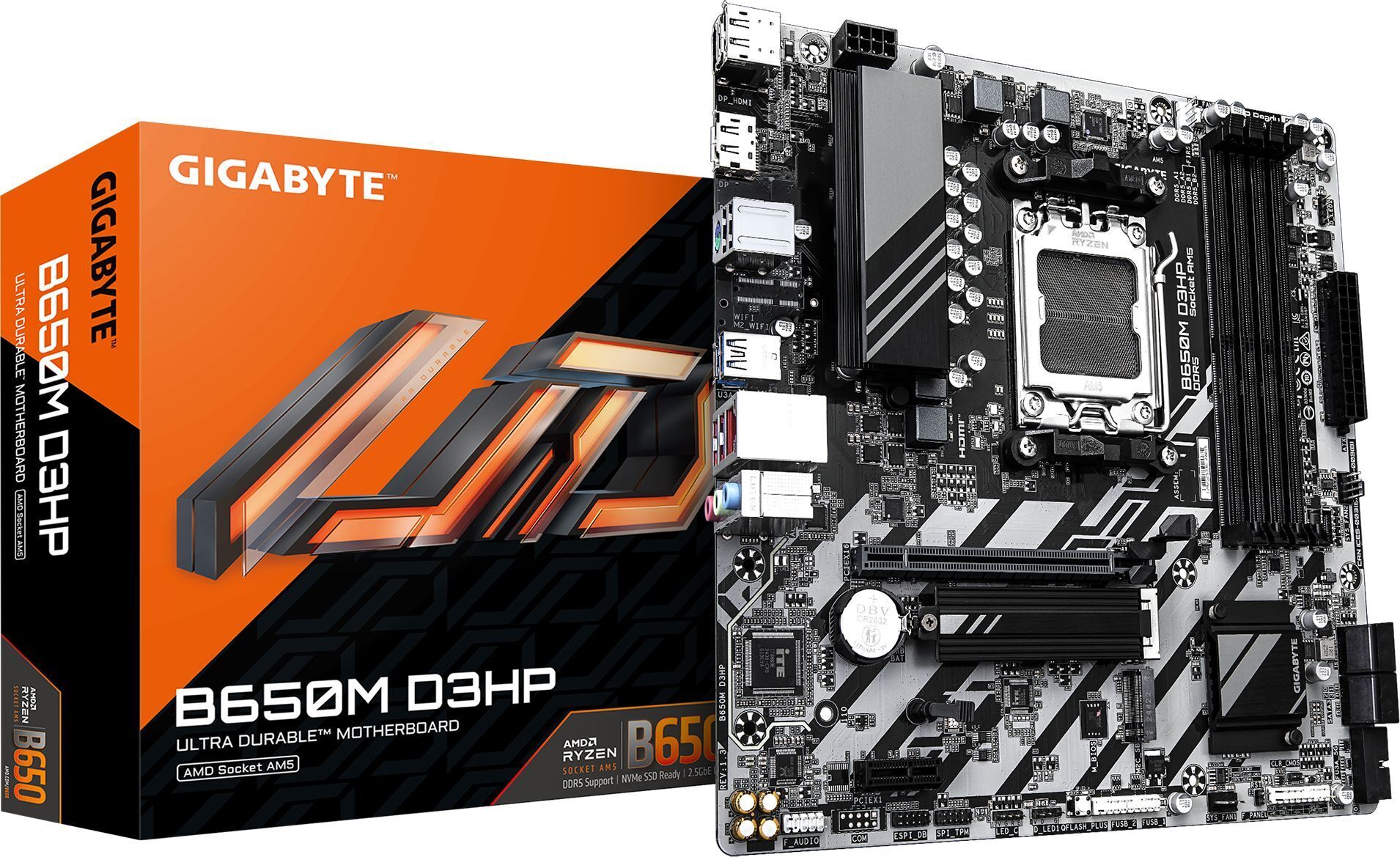 Материнская плата GIGABYTE B650M D3HP 1.3 (B650M D3HP 1.3) фото1