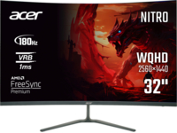 Монітор 31.5" ACER Nitro ED320QUS3bmiipx (UM.JE0EE.321)