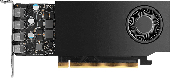 Видеокарта PNY PRO PCIE8 RTX A400 4GB 64B (VCNRTXA400-SB) фото 1