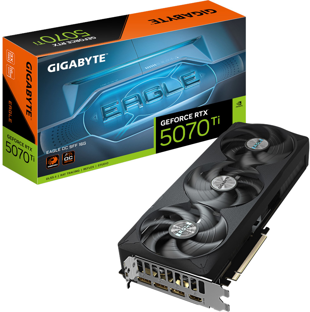 Видеокарта GIGABYTE PCIE16 RTX5070TI 16GB (GV-N507TEAGLE OC-16GD) фото1