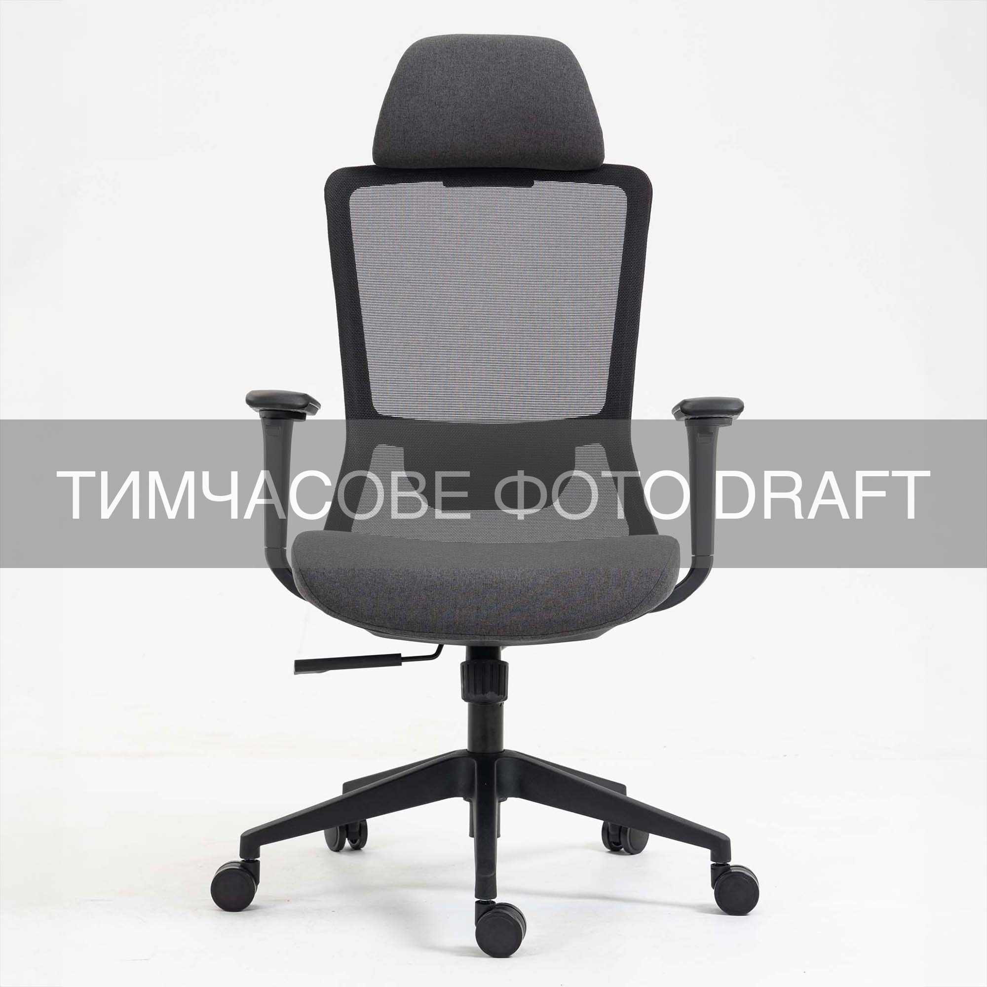 Кресло 2E OC150, ткань, 4D-подлокотники, подголовник, Black фото 1