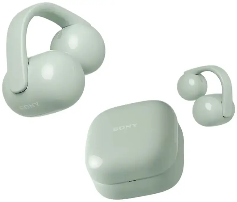 Наушники TWS Sony LinkBuds Clip BT 5.3, IPX4, SBC, AAC, Mic Зеленый (WFLC900G.E) фото 1