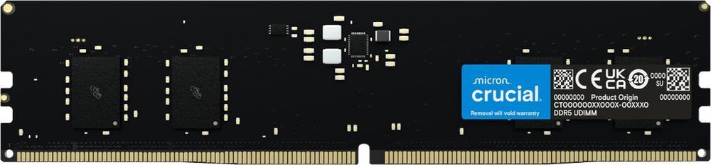 Память для ПК CRUCIAL DDR5 5600 16GB (CT16G56C46U5)