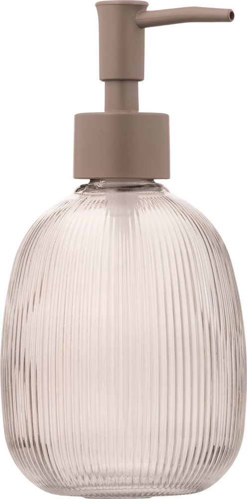 Диспенсер для мыла ARDESTO Minimalism Mellon, 350мл, стекло и пластик, серый (ARHB3165G)