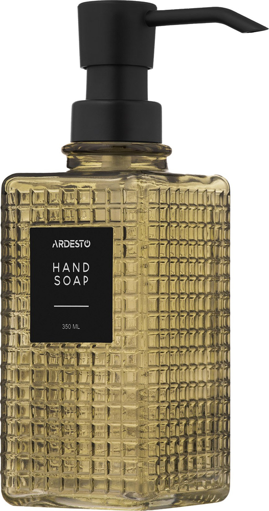 Диспенсер для мыла ARDESTO Minimalism Empire, 350мл, содово-известковое стекло и пластик, зеленый (ARHB3177G)