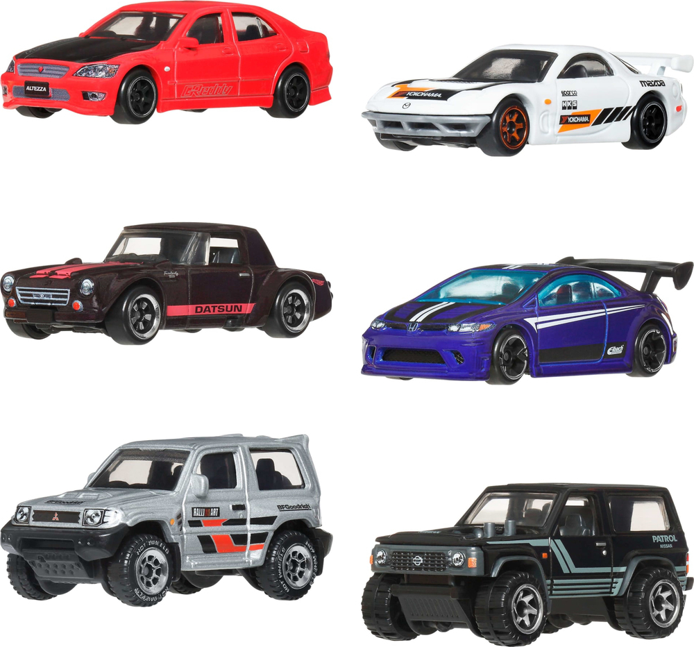Тематичний набір машинок Дорогами Японії Hot Wheels (JLB23) фото1