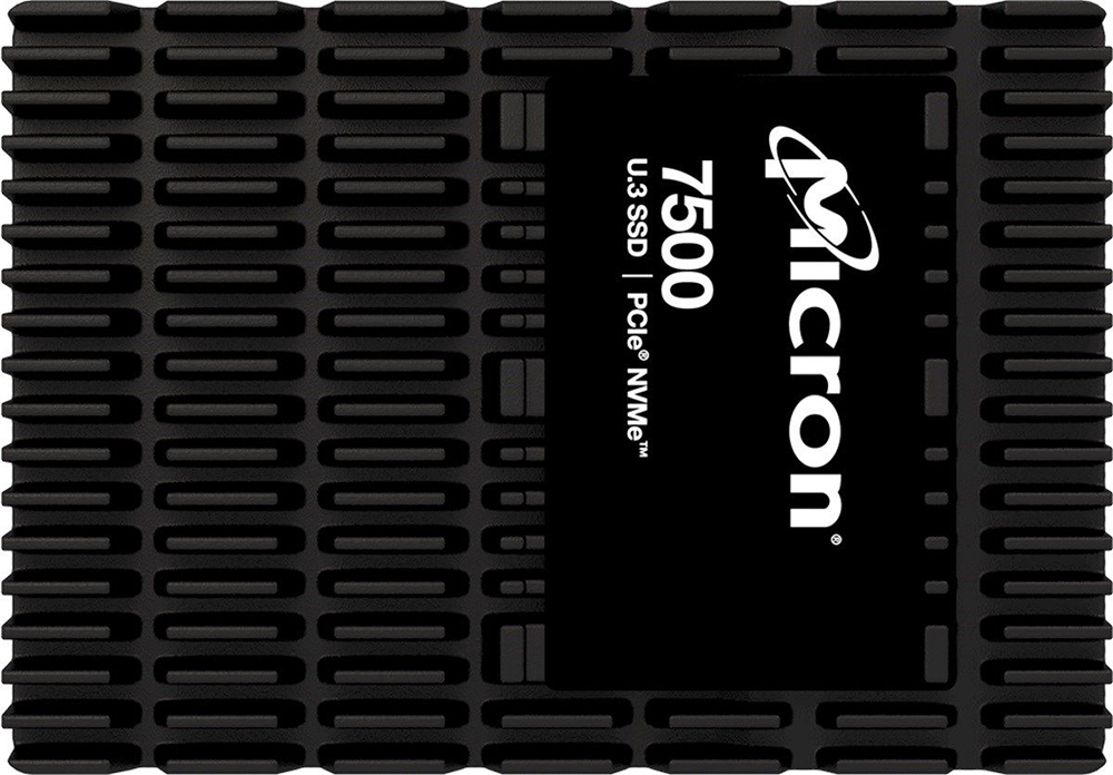 SSD накопитель MICRON U.3 NVMe 960GB 7500 PRO (MTFDKCC960TGP-1BK1DABYYR) фото 1
