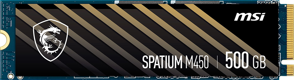 SSD накопитель MSI G4 M.2 NVMe 500GB SPATIUM M450 (S78-440K380-P83) фото 1