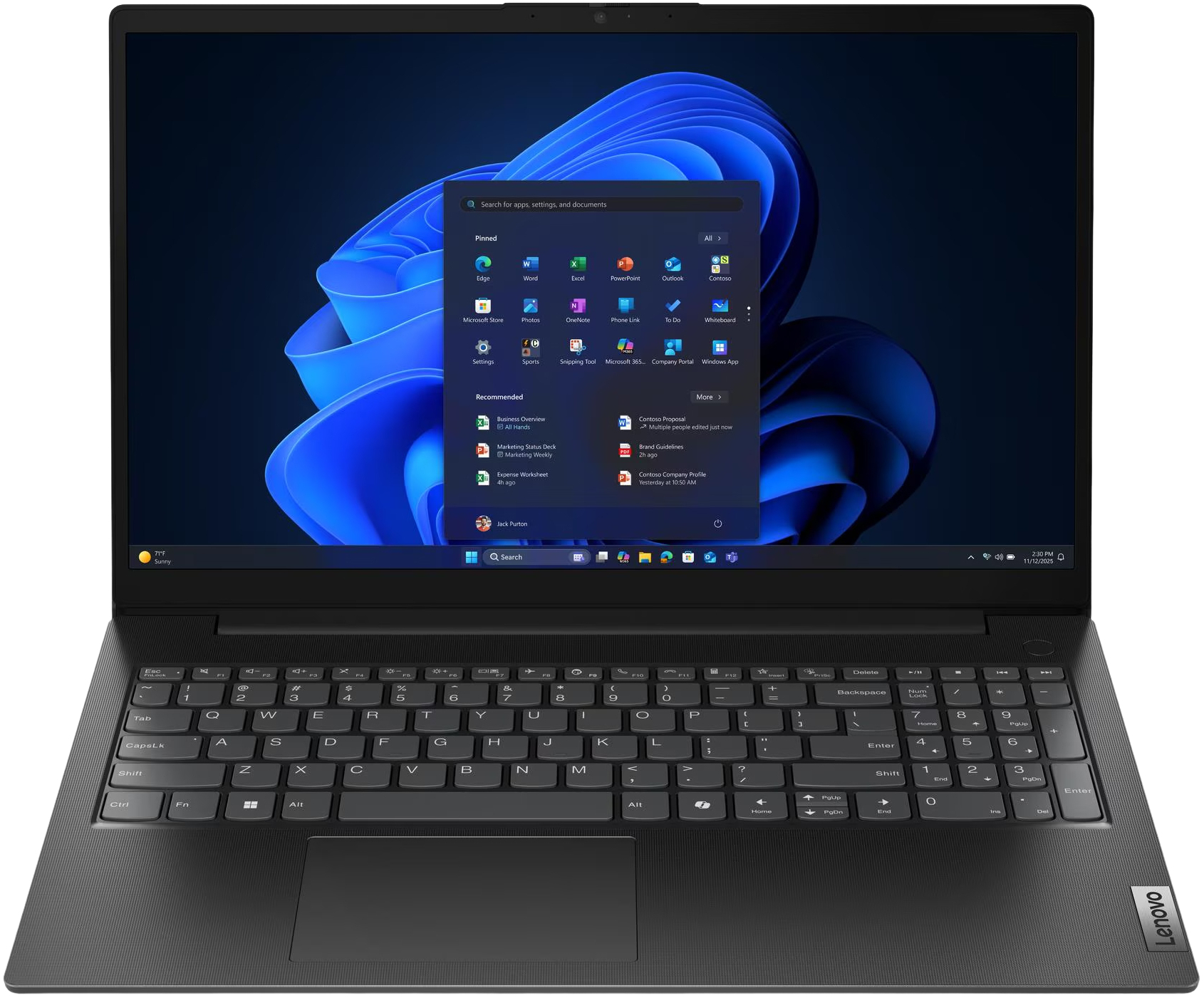 Ноутбук LENOVO V15 G6 ARP Business Black (83UU0027RA)фото1