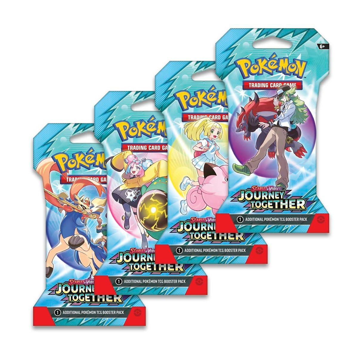 Колекционная карточная игра Pokemon: Journey Together Sleeved Booster, бустер пак (1 шт) (196214108264) фото 1