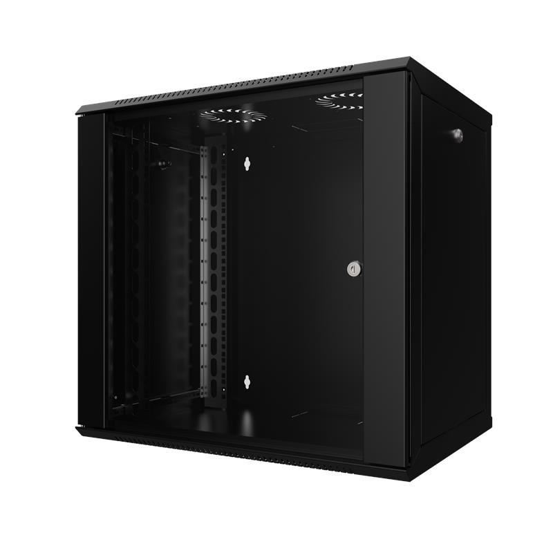Шкаф MIRSAN 19", 12U, WTC, 600x450 мм, максимально 80 кг, Black (MR.WTC12U645DE.01) фото 1