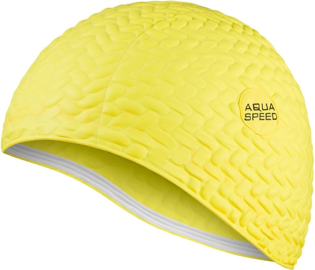 Шапочка для плавания Aqua Speed Bombastic Tic-Tac желтый (117-18) (5908217657220)