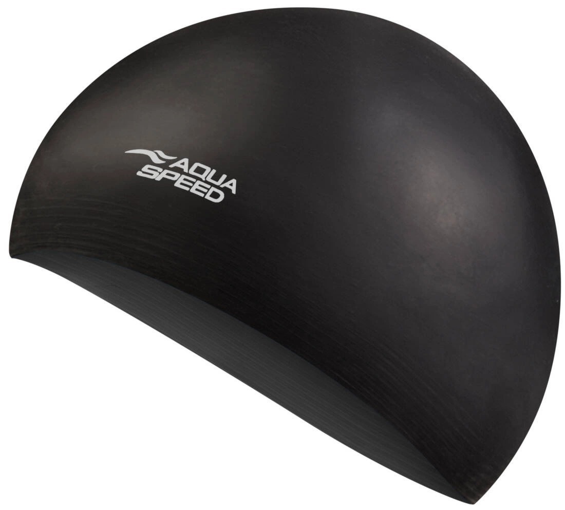 Шапочка для плавания Aqua Speed Soft Latex черный (122-07) (5908217657299)
