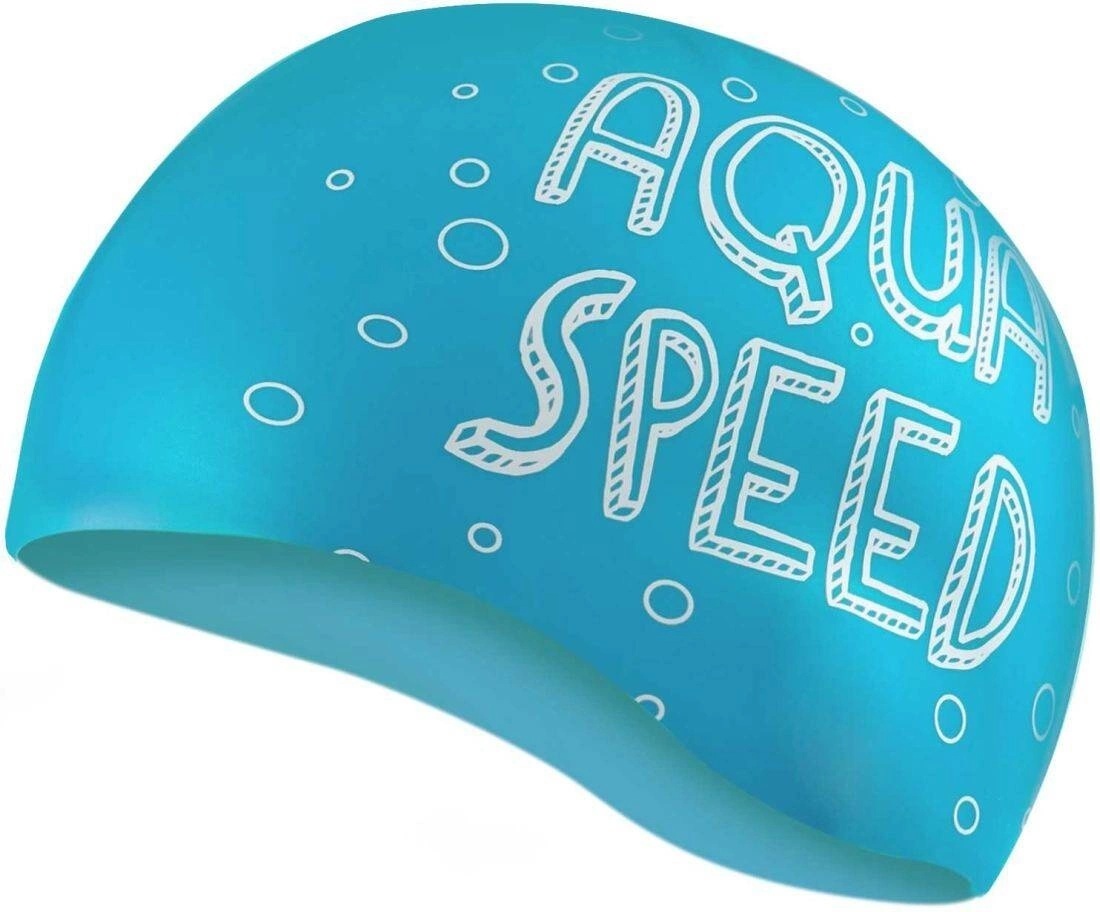 Шапочка для плавания Aqua Speed Kiddie Mermaid голубой (142-Mermaid) (5908217617842)