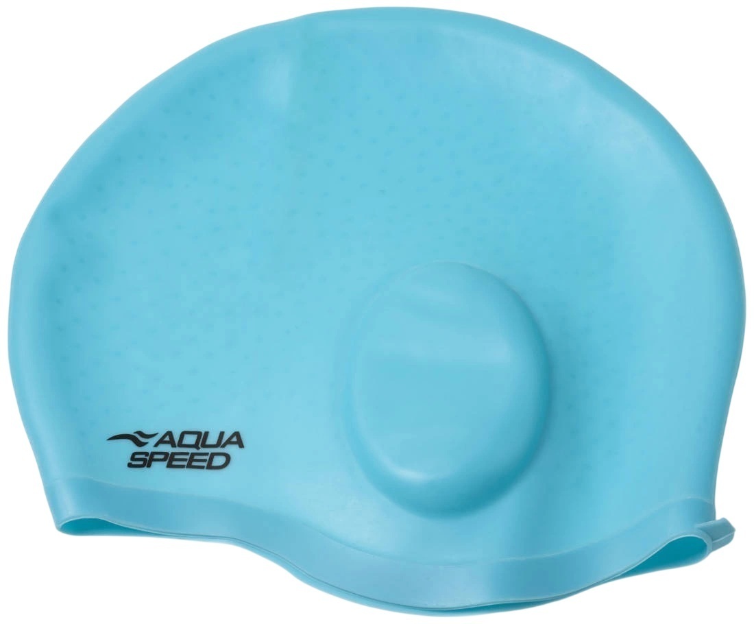 Шапочка для плавания Aqua Speed Ear Cap Comfort бирюзовый (289-02) (5908217698926) фото 1