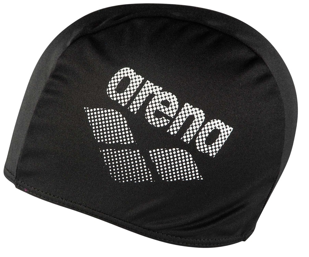 Шапочка для плавания Arena Polyester II черный (002467-500) (3468336220559) фото 1