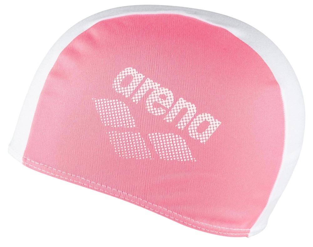 Шапочка для плавания Arena Polyester II Jr неоново-розово-белый (002468-910) (3468336217887) фото 1