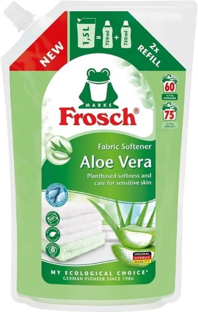 Кондиціонер-ополіскувач для білизни Frosch Алое Вера 1,5 лфото1