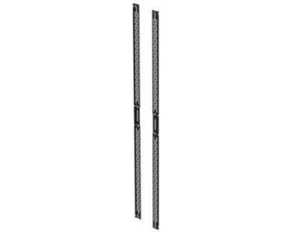 Монтажный профиль ZPAS 45U, LZ, для розеточных блоков, black (W-5367-52-03-161) фото 1