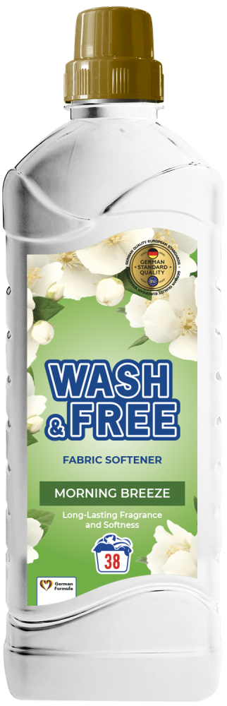 Кондиционер-ополаскиватель для белья Wash&Free Morning Breeze Утренний бриз 970 мл фото 1
