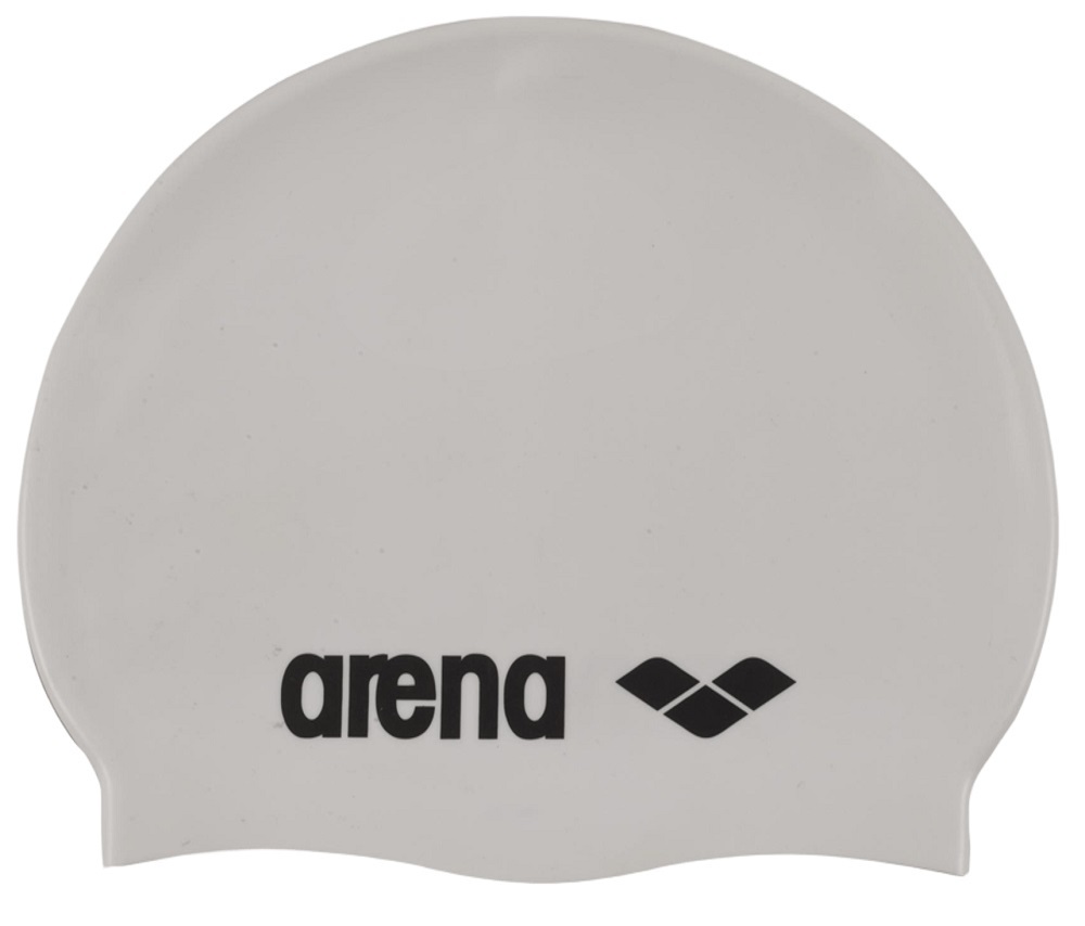 Шапочка для плавания Arena Classic Silicone белый (91662-015) (3468333887380) фото 1