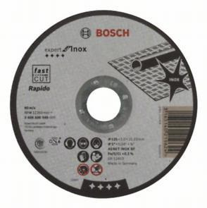 Круг Bosch Inox-Rapido, 125Х1 мм, вiдрiзний, прямий (2.608.600.549) фото1
