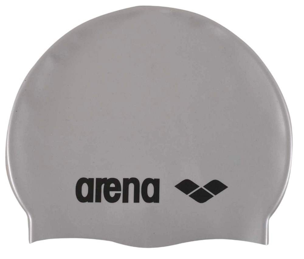 Шапочка для плавания Arena Classic Silicone Jr серебристый (91670-051) (‎3468333887700) фото 1