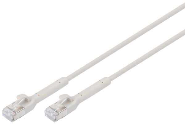 Патч-корд DIGITUS CAT 6a S-FTP, 0.3м, AWG 32/7, Cu, TPE-LSZH, гибкий, серый (DK-1632-A-003B)