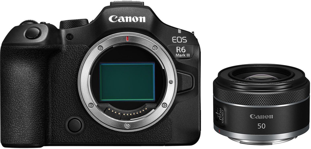 Фотоаппарат CANON EOS R6 Mark III + RF 50mm f/1.8 STM (7084C035) фото 1