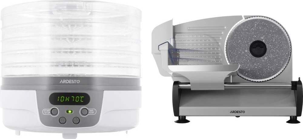 Комплект Сушка для овощей и фруктов ARDESTO FDB-5321T + Ломтерезка ARDESTO SDK-250S фото 1