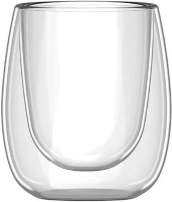 Набор чашек с двойными стенками ARDESTO 80мл, 2шт (AR2608B) фото 1