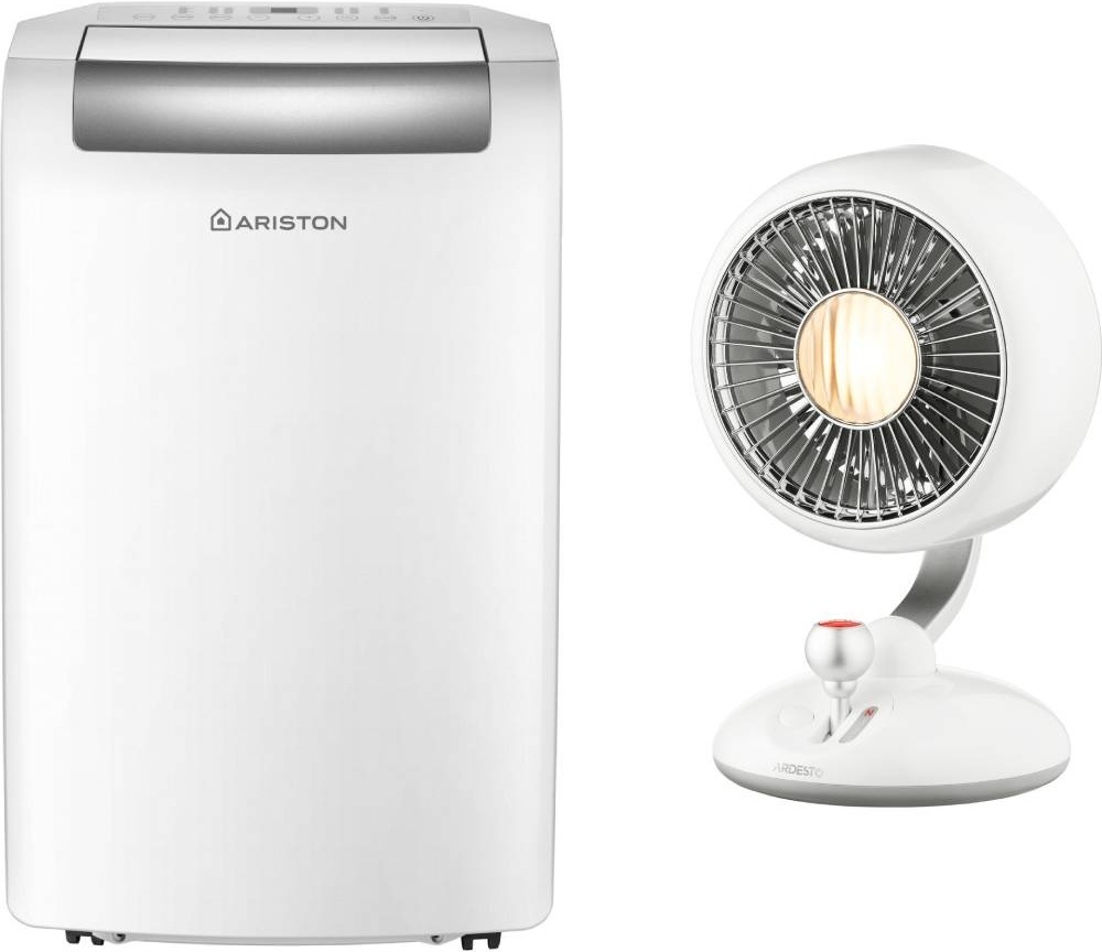 Комплект Мобільний кондиціонер Ariston 3381428 + Вентилятор ARDESTO FT-F3600Wфото1