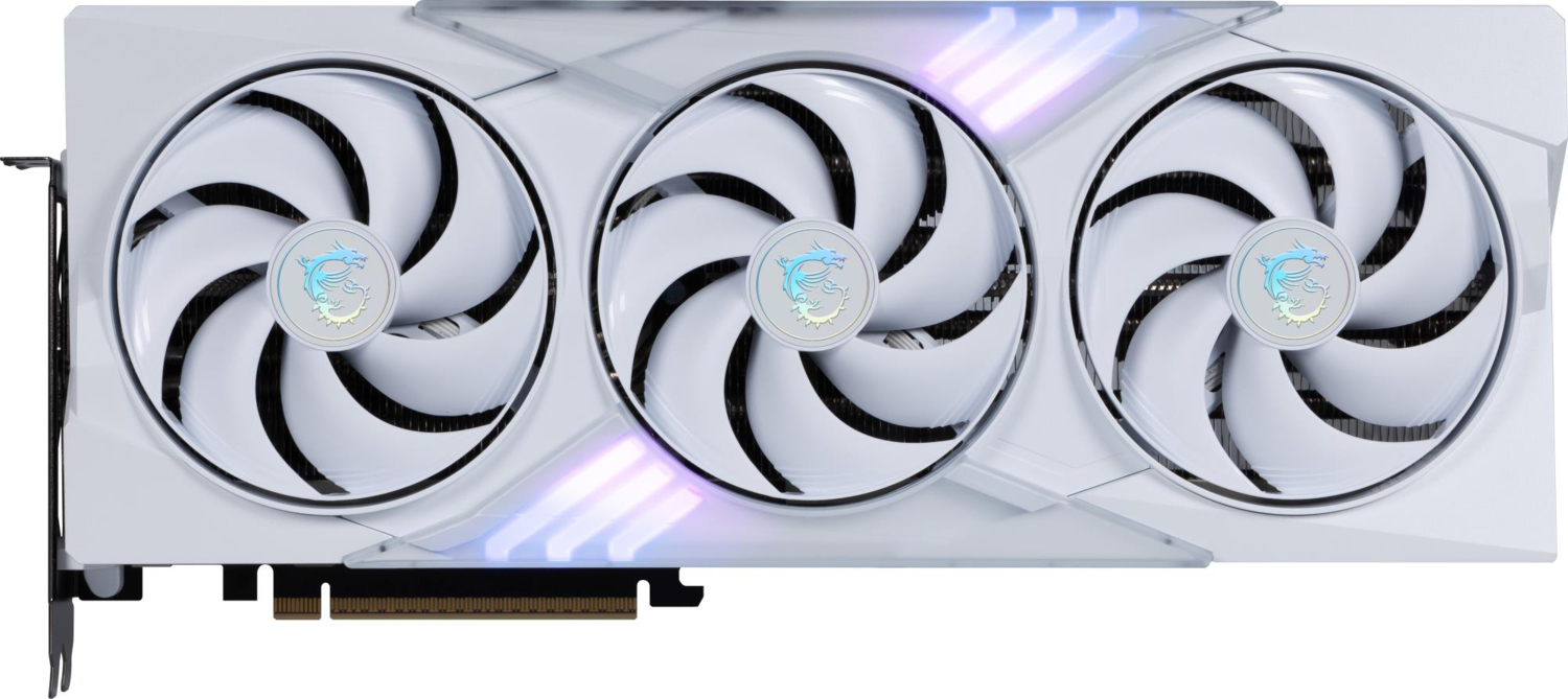 Видеокарта MSI PCIE16 RTX5080 16GB GDDR7 TRIO OC WHITE(5080 16G GAM TRIO OC WHI)