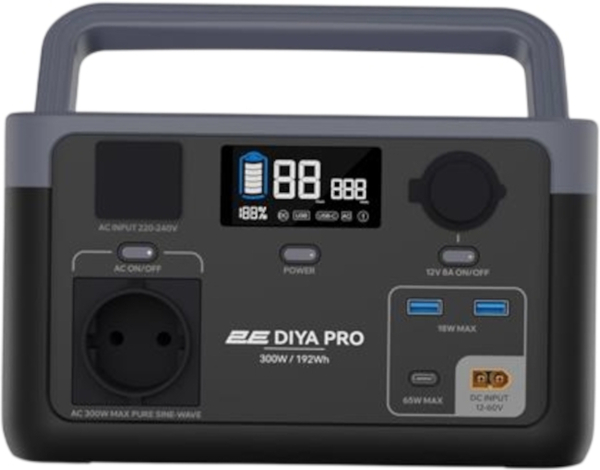 Портативная электростанция 2Е Diya PRO, 300 Вт, 192 Вт·час (2E-PPS03019-PRO)