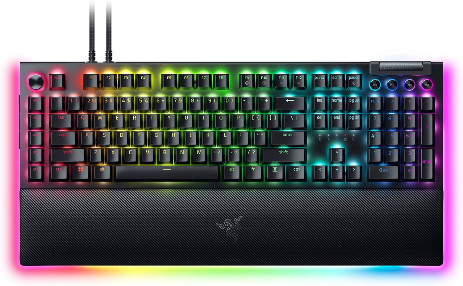 Игровая клавиатура Razer BlackWidow V4 Pro Yellow Switch USB Black (RZ03-04681800-R3M1) фото 1