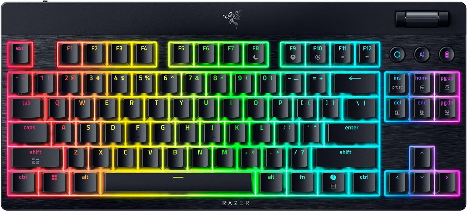 Игровая клавиатура Razer BlackWidow V4 Low-profile TKL Yellow Switch (RZ03-05450100-R3M1) фото 1